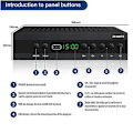 Miniatyrbillede 4 af 4: DVB T2 HEVC 265 Digital TV Tuner DVB-T2 265 1080P HD Decoder USB Terrestrial TV Receiver