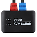 Pikkukuva 3 / 8: 2-porttinen KVM-kytkin USB 2.0 HDMI -kytkin Windows/IOS/OS X/Linux/Netware/Unix/Android -käyttöjärjestelmille