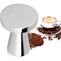 Miniatyrbild 1 av 5: Espressokaffetamper i rostfritt stål - 40 mm diameter, platt bas, påfyllningsbar & återanvändbar