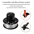Pikkukuva 2 / 5: BLACK+DECKER Vaihtokela ja siima GL250/GL310/GL360 -malleihin 11M x 1.6MM