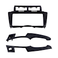 Miniatyrbilde 1 av 8: Bilde Fascia 2DIN Radio Stereo Dash CD Ramme Panel Erstatning for Yaris Vitz Platz 2005‑2011 Svart