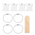 Pikkukuva 1 / 8: Muovilanka set Crosstitch kirjontalanganhallintatyökalu Manuaalinen kelaus valkoinen