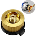 Miniatyrbilde 4 av 4: Camping Komfyr Gassflaske Kobling Overføringsadapter Gassdyser Gassflaske Adapter for Campingbrenner