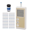 Miniatyrbillede 3 af 8: Blodsukkermåler Kit Bærbar Stemmemeddelelse Automatisk Diabetes Test Meter med Teststrimler til Hjemmeselvbodsukkermåling