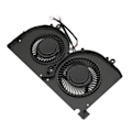 Miniatyrbild 8 av 8: CPU GPU-fläktbyte för MSI GS75 P75 MS 17G1 MS 17G2 BS5005HS U3I BS5005HS U3J DC 5V 0.5A 4-stifts bärbar dator kylfläkt GPU-fläkt