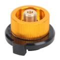 Miniatyrbild 1 av 8: Campingspis Butangasadapter för lång gasbehållare Adapter för att konvertera Lindal-typ ventil utgång