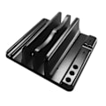 Miniatyrbillede 1 af 5: Vertikal Laptop Stand med Justerbare Slidser Høj Stabilitet Universel Kompatibilitet Stabil Pålidelig Laptop Holder Skrivebord Computer Stand Sort B
