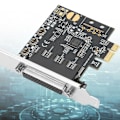 Miniatyrbillede 6 af 8: Udvidelseskort PCI E TIL AX99100 4-ports computertilbehør 115200bps til SPP/Byte/ECP-tilstand