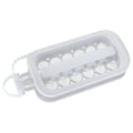 Miniatyrbillede 6 af 8: Foldbar iskugleformet kedel bærbar silikone plastik isfremstillingsflaskeform til hjemmebrug hvid