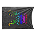 Miniatyrbilde 4 av 5: Hjemmekast teppe hudvennlig polyester trykt dekorativt teppe for soving lur 100x120cm / 39.4x47.2in
