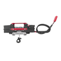 Pikkukuva 8 / 8: RC-vinssi, alumiiniseos, sähköinen kaksimoottorinen simuloitu vinssi Axial SCX10 90046 D90 1/10 RC-autoon, 6-8 V, punainen
