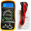 Miniatyrbild 4 av 4: XL830L Digital Multimeter 2000 Räknar Mini Multimeter Batteritestare Ström Spänning AC DC Resistans Summer Transistor Voltmeter Amperemeter med Bakgrundsbelysning