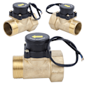 Miniatyrbillede 6 af 8: Vandpumpe Flowsensor Messing Elektronisk Tryk Automatisk Kontrolkontakt 1,5 tommer HT-802 220V