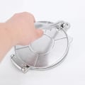 Miniatyrbilde 5 av 5: Tortillapresse 16 cm, Tortillamaskin i aluminiumslegering, Taco-presse Sølv Mais Mel Tortillapresse Kraftig Quesadilla-maskin for Hjemmebruk og Pastabutikker