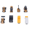 Miniatyrbillede 5 af 8: Drenge Byggemaskiner Sæt 1 : 60 Byggemaskine Model Legering Støbt Engineering Biler Model Legetøj