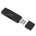 Miniatyrbillede 2 af 8: USB C USB2.0 MICRO USB-lagerkortlæser med 3 stik 104MBps 3 i 1 USB-lagerkortlæser til bærbar computer mobiltelefon