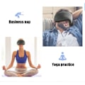 Miniatyrbild 3 av 8: Bluetooth-sovmask för sömn, trådlösa Bluetooth 5.0-hörlurar, resehörlurar för sömn, handsfree-sovmask för sömn och tupplur