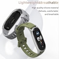 Miniatyrbild 5 av 5: Xiaomi Active S1 Watch - Enfärgat silikonarmband grönt