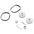 Miniatyrbillede 3 af 5: Synkront Hjul 20/60 Tænder 10mm Aluminiumlegering Nem Adskillelse med 200mm Tandrem Printertilbehør