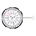 Pikkukuva 1 / 8: SL28 Three Hands Quartz Movement Date Watch Rannekellon korjaustarvike (kaksoiskalenteri)