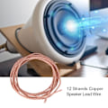 Miniatyrbild 2 av 8: 1m 12 trådar högtalare blytråd Subwoofer bashögtalare blytråd reparation flätad koppartråd