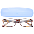 Pikkukuva 1 / 8: Sininen valoa estävät lukulasit Unisex Yksinkertainen Retro Kannettava Presbyopia Lasit(+150 )