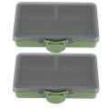Miniatyrbilde 6 av 8: 2 stk fiskekrok agn gadget boks mini PP oppbevaringsboks etui for fiskeutstyr tilbehør 1 rom
