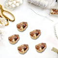 Miniatyrbild 2 av 8: 10 st sy rhinestones gyllene klo DIY rosett kläder tillbehör 7x10mm champagne