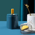 Miniatyrbild 5 av 5: Automatisk Tandpetarhållare Dispenser Tandpetare Förvaringslåda Tandpetare Behållare Pop Up Tandpetare Hink Tryck Tandpetarhållare Portabel