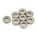 Miniatyrbillede 5 af 8: 8 stk 608ZZ kuglelejer ABEC 11 kulstofstål forseglede skateboardlejer 8x22x7mm til rulleskøjter dansebrætter
