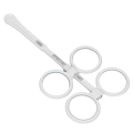 Miniatyrbilde 6 av 8: Optisk Flipper Plast Justerbar Optometri Flip Lens Instrument med Vision Test Card for Amblyopia White (±0,5 D.)