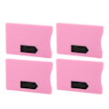 Miniatyrbild 2 av 8: 10 STK RFID-blockerande korthållare Stöldskydd Ultratunt RFID-identitetskortskydd för män Kvinnor Rosa