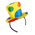 Miniatyrbillede 3 af 4: Sjov Klovn Hat Pandebånd - Perfekt til Cirkus Kostume og Karneval Cosplay