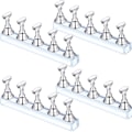 Miniatyrbillede 1 af 5: Akryl negle display stand sæt - Magnetisk negleøvelsesstand til falske negle manicure værktøj (sølv)