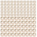 Miniatyrbild 3 av 8: 3 mm/4 mm smyckenstillverkning fyrkantiga pärlor Gör-det-själv-armbandstillbehör Spacer Beads