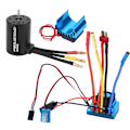 Pikkukuva 8 / 8: 3650 Moottori 3100Kv Harjaton ESC Lämpöalusta Sarja 1/10 RC Auton Malli Tarvike (60A )