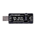 Miniatyrbilde 4 av 5: DC Mobil Strømlading Strømspenning Digital Monitor USB Tester Strøm 0-3A Spenning 4-20V Dobbel