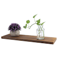 Miniatyrbillede 4 af 8: Vægmonterede opbevaringshylder Flydende hylde Træopbevaringsstativ Display Organizer til hjemmet Stue 50x14x2cm