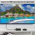 Miniatyrbild 8 av 8: HDMI 2.1-switch splitter 4x1 repeater switchbox hub HDCP2.2HDR4K/60HZ