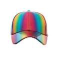 Miniatyrbillede 4 af 5: Futuristisk Regnbue Iridescent Reflekterende Baseballkasket