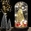Miniatyrbilde 4 av 4: Juletre Gaver Juledekorasjon, Mini Juletre LED Dekorasjon, Julegaver til Familie, Venner, Barn (C)