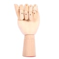Miniatyrbild 1 av 8: Gliederpuppe Linke Holz Hand Malhilfe Gliederhand Modellpuppe Modellhand