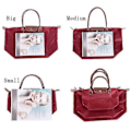 Miniatyrbilde 3 av 5: Stor Nylon Le Pliage Tote Bag for kvinner, Medium Blå