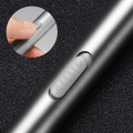 Miniatyrbilde 4 av 5: 3-paks mini-USB oppladbare LED-lommelykter i rustfritt stål for mekanikere, sykepleiere og leger