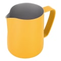 Miniatyrbilde 6 av 8: 350 ml melkeskummende kanne i rustfritt stål Skummer Kaffe Latte Beholder Kopp Kaffebestikk Gul