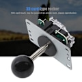 Miniatyrbild 6 av 8: CY-822A DIY-arkadspelknapp och joystick enkel rocker-set för Raspberry Pi PC-spelmaskin svart