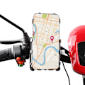Miniatyrbilde 5 av 8: Oppladbar elektromobil telefonholder styrestang klemme ring brakett for motorsykkel sykling