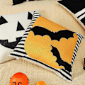 Miniatyrbilde 4 av 4: Halloween Pynteputetrekk Sett med 4, Lin Sofa Seng Putetrekk til Hjemmesofa