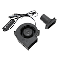 Miniatyrbillede 6 af 8: USB blæser blæser 3,8 tommer 3 hastighedstilstand DC 5V børsteløs 3800 RPM 22 CFM computer køleventilator til PC Electronics 3D Printer