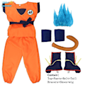 Pikkukuva 2 / 3: Son Goku Cosplay-asu Halloweeniin, Lapsille ja Aikuisten